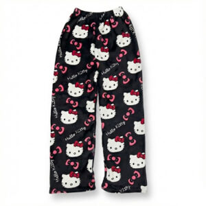 Black Hello Kitty Pajama Pants