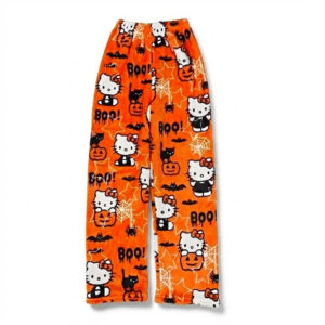 Hello Kitty Halloween Pajama Pants Orange