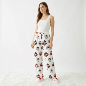 Hello Kitty Halloween Pants white for womens