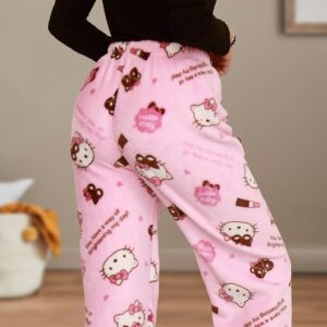 Hello Kitty Pink PJ Pants Fleece