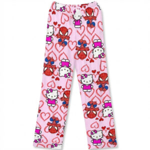Hello Kitty Spiderman PJ Pants Pink