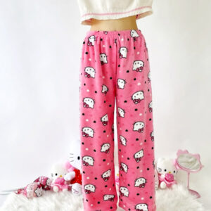 Hello Kitty Valentines Pajama Pants for womens