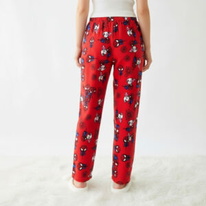 Hello Kitty and Spiderman Pajama Pants red