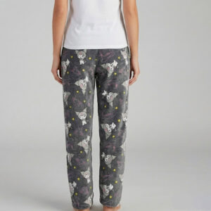 Kuromi Pajama pant black fleece for adults