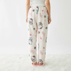 Women's Hello Kitty Pajama Pants White