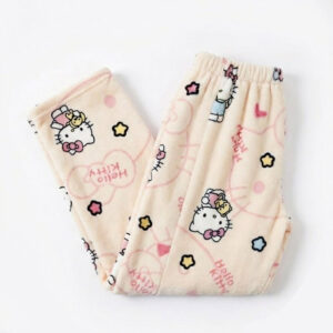 Women's Hello Kitty Pajama Pants white