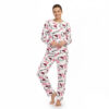 Hello Kitty Pajama Set Women color white