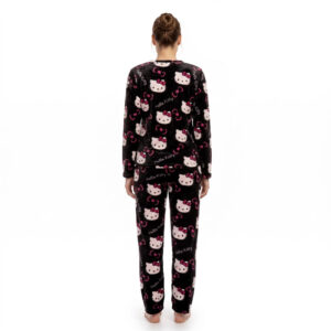 Hello Kitty Pajamas Adults black color